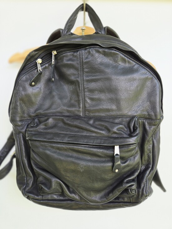 american made leather backpack - Custom Backpack LD Mini Backpack/Purse with NGW wide as one of Color:White Cap